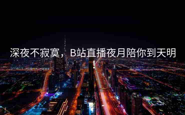 深夜不寂寞，B站直播夜月陪你到天明！